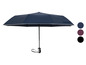 Un parapluie bleu avec une poignée noire