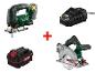 Scie sauteuse et scie circulaire Parkside, batteries et chargeur inclus.