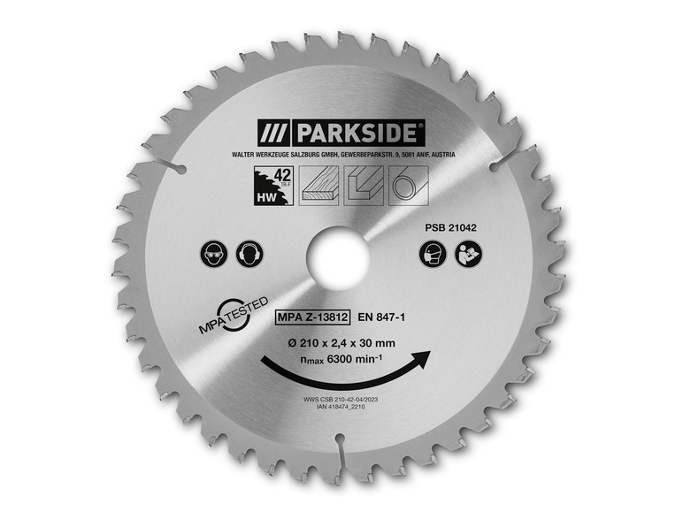 Aller en mode plein écran : PARKSIDE® Lame de scie circulaire - Image 12