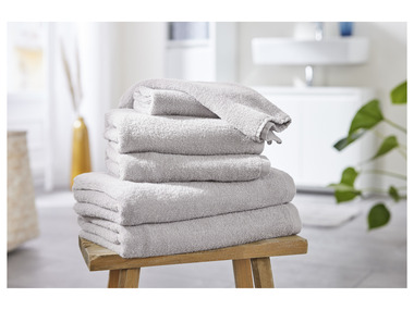 LIVARNO home Set de 6 serviettes en éponge