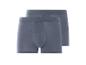 Deux boxers gris en coton.