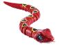Un jouet serpent rouge qui se déplace.