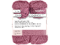 Fil à chaussettes rose duveteux avec instructions de tricot, 2x 75g.