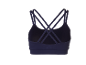Soutien-gorge de sport bleu foncé avec bretelles croisées dans le dos