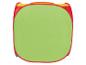 Tente de jeu pour enfants en vert, rouge et jaune.