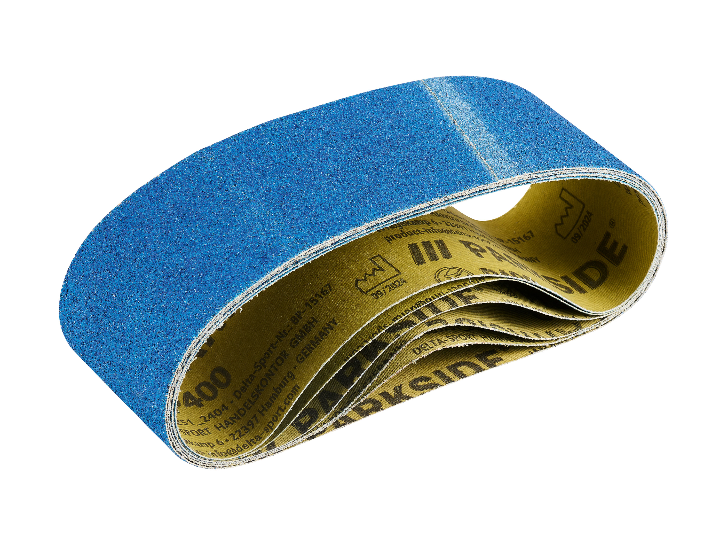 PARKSIDE® Bandes abrasives ou Ponceuse manuelle pour bandes abrasives (papier abrasif à bande métal)