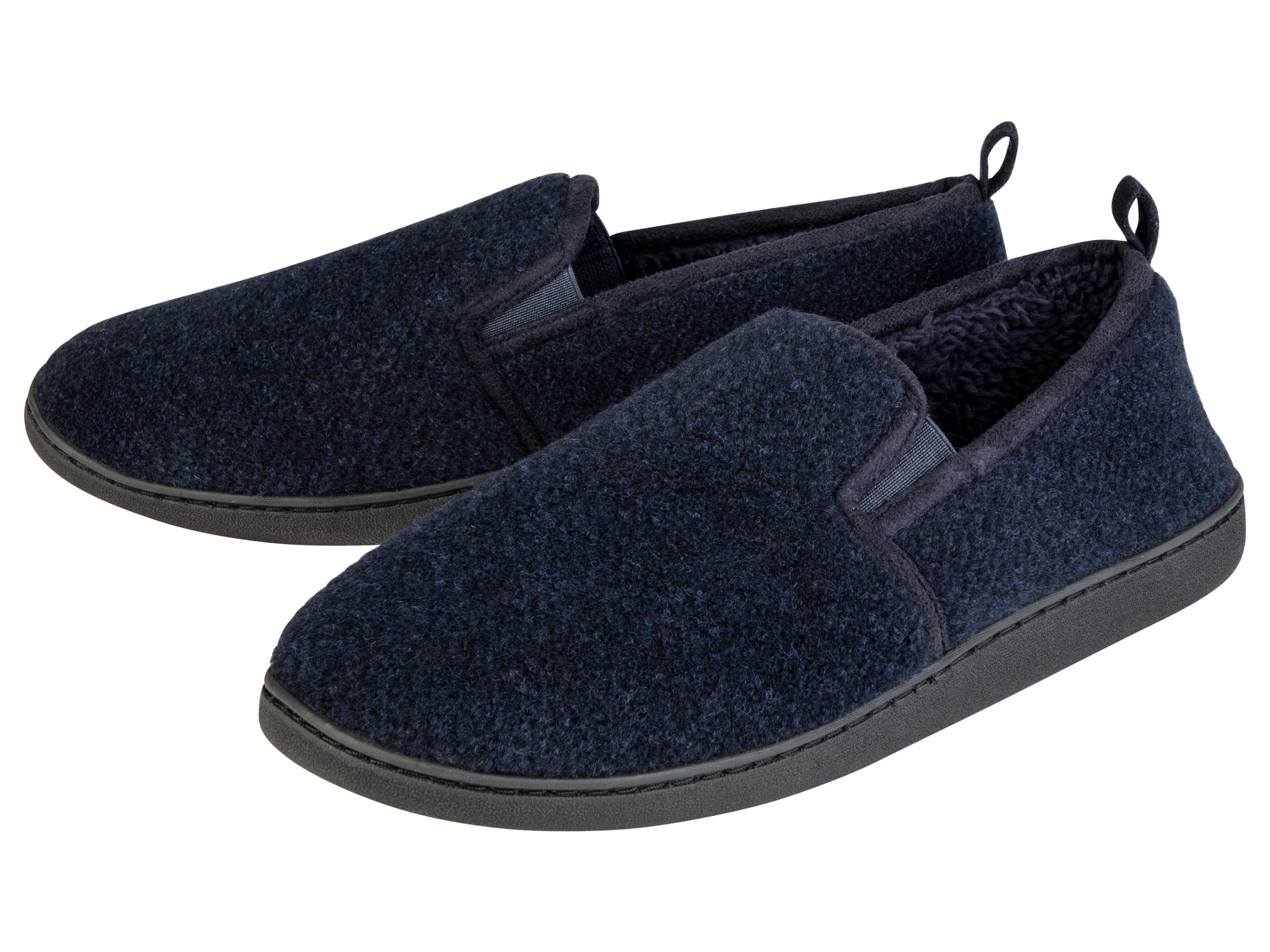 LIVERGY® Chaussons homme (bleu foncé, 44)