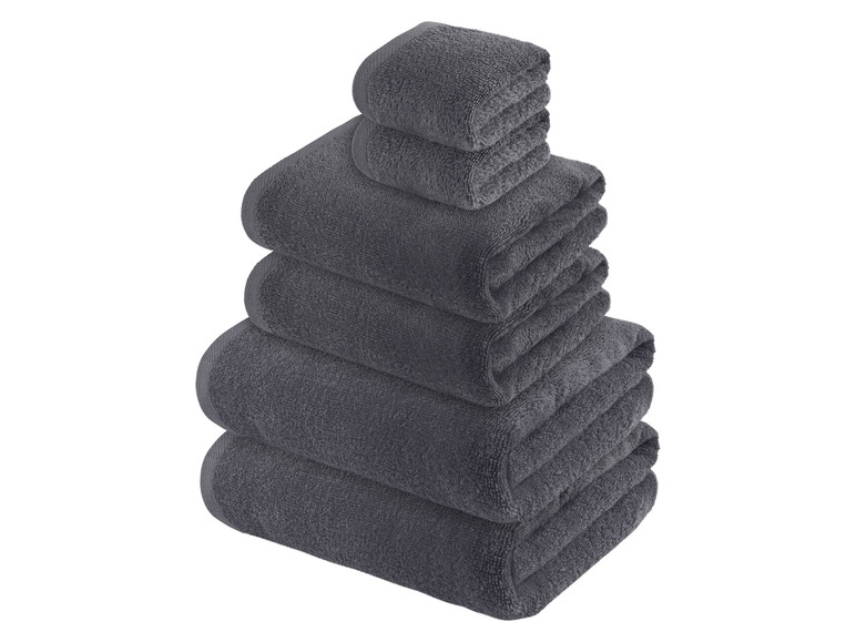 Aller en mode plein écran : LIVARNO home Set de 6 serviettes en éponge - Image 10
