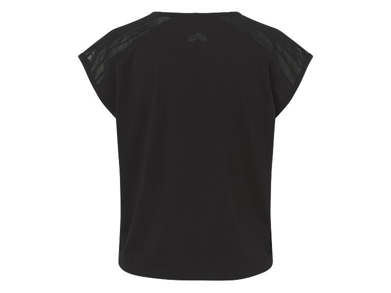 T-shirt noir à manches courtes avec logo de la marque