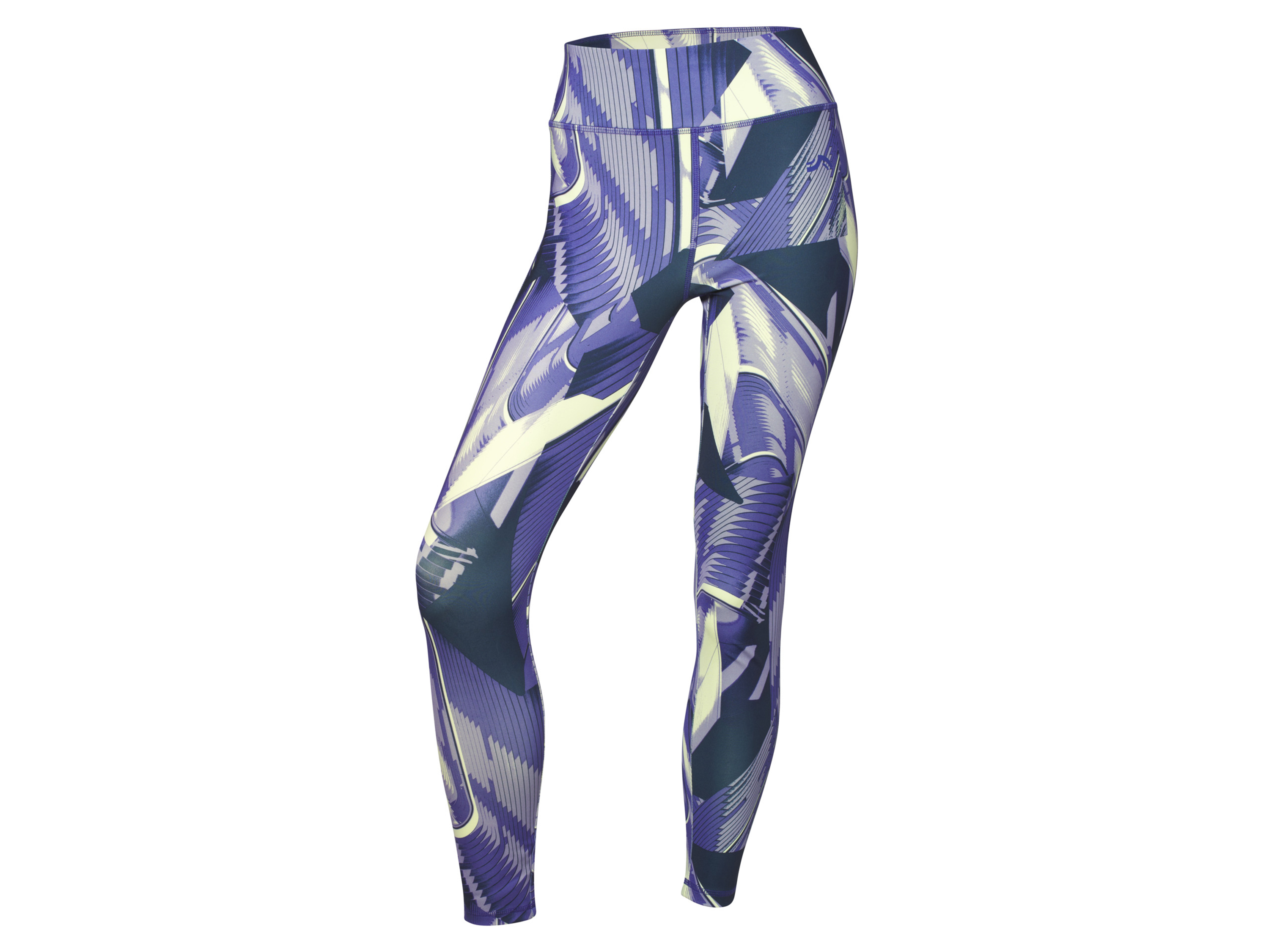 CRIVIT Collant de sport femme (violet/marine/vert, S (34/36))