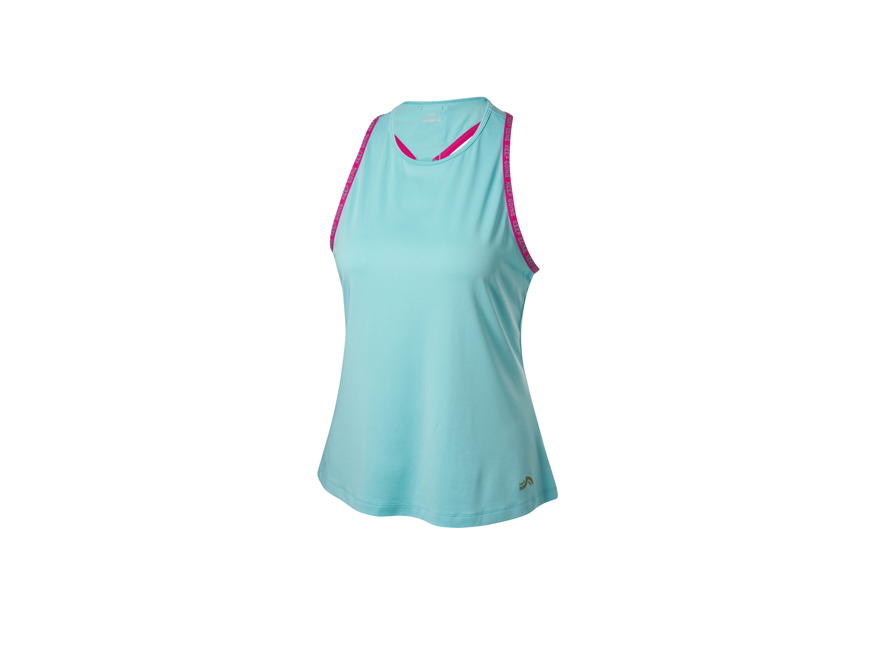 CRIVIT Débardeur technique femme (Turquoise, S(34/36))