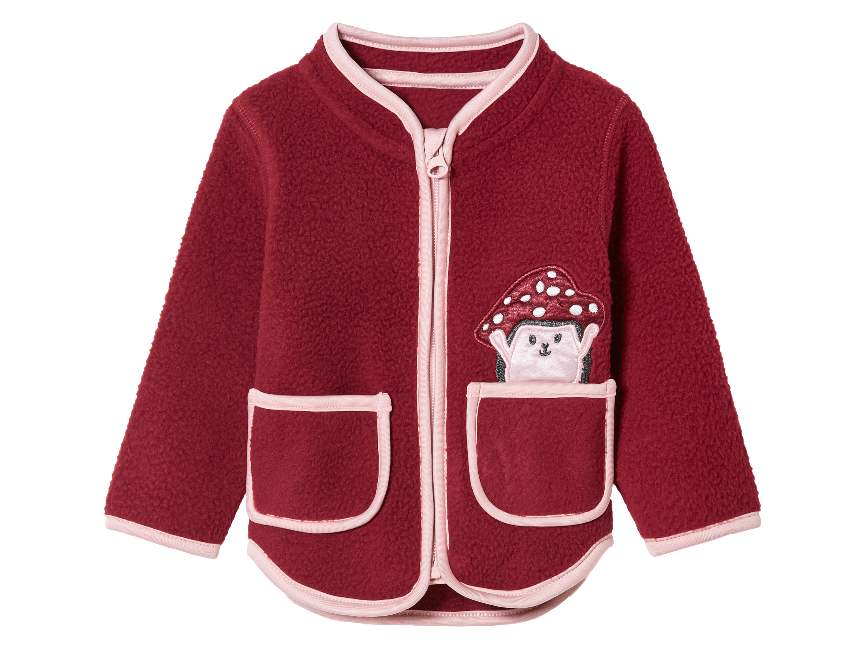lupilu® Veste polaire bébé (0-2 mois, rouge)