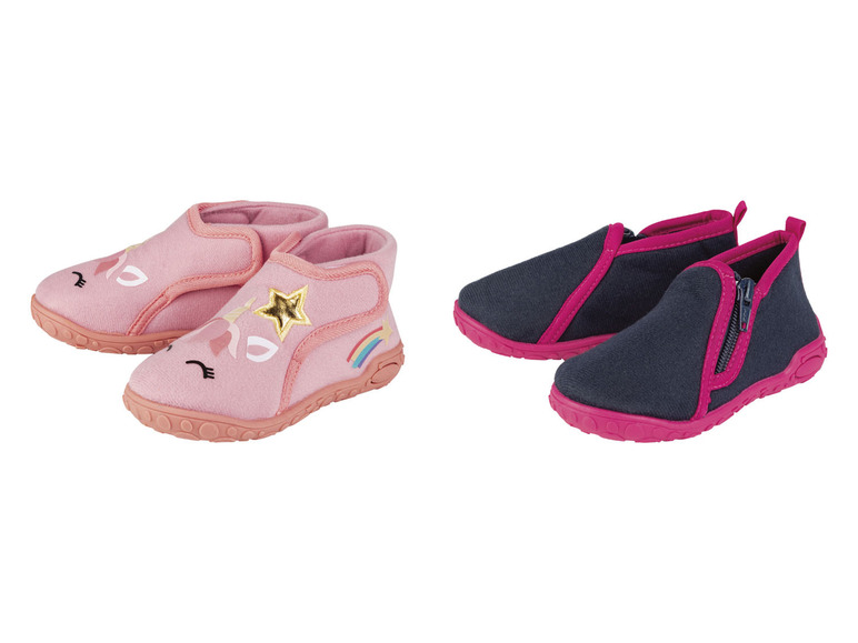 Aller en mode plein écran : lupilu® Chaussons petite fille - Image 1