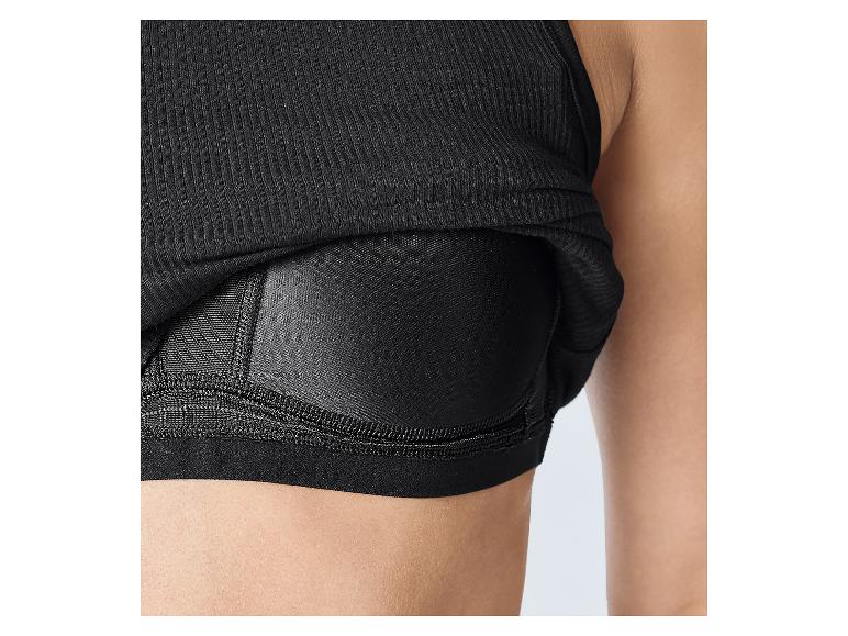 Débardeur côtelé avec soutien-gorge intégré femme