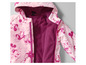 Un imperméable rose avec un motif Mickey Mouse pour filles