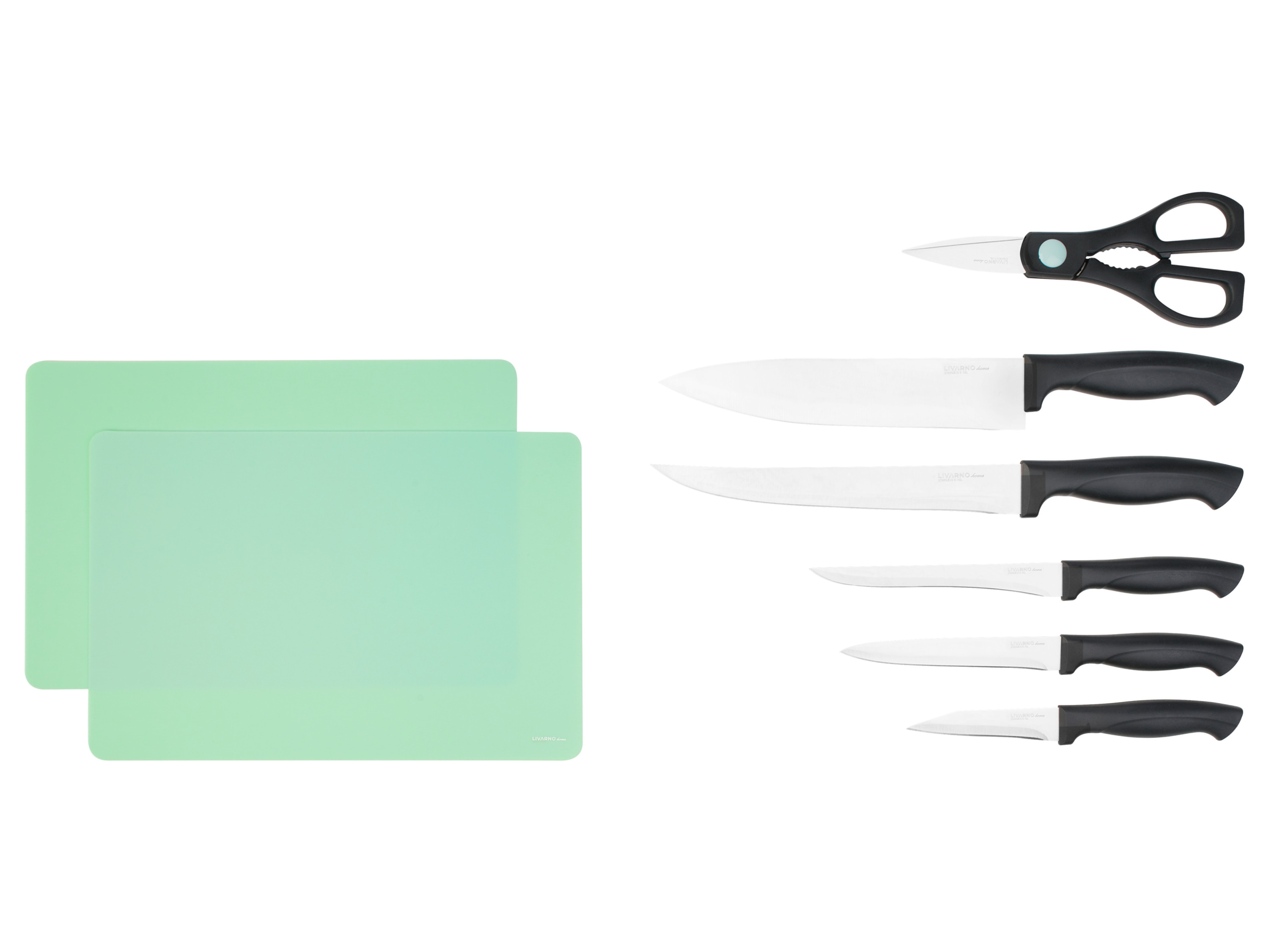 LIVARNO home Set de couteaux et accessoires (avec ciseaux)