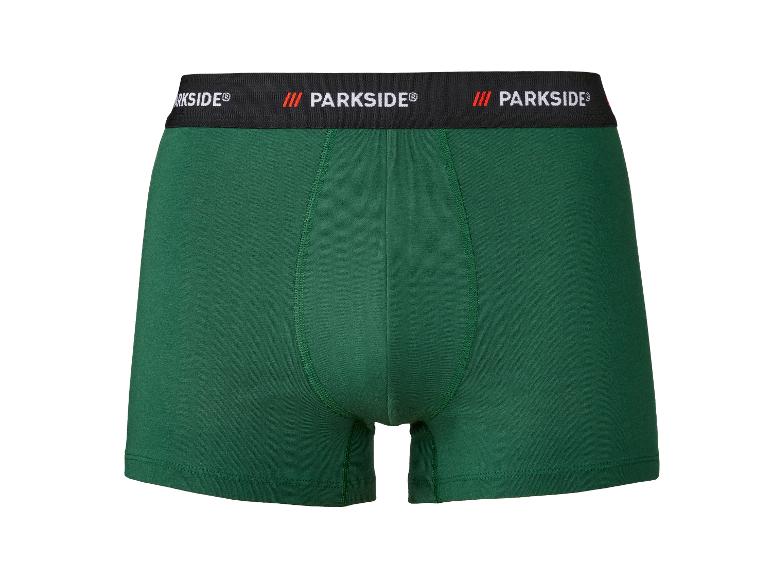 Boxers verts PARKSIDE avec ceinture élastique noire