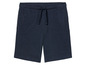 Short de jogging bleu foncé avec cordon.