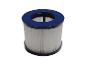 Cartouche filtrante cylindrique bleue et blanche