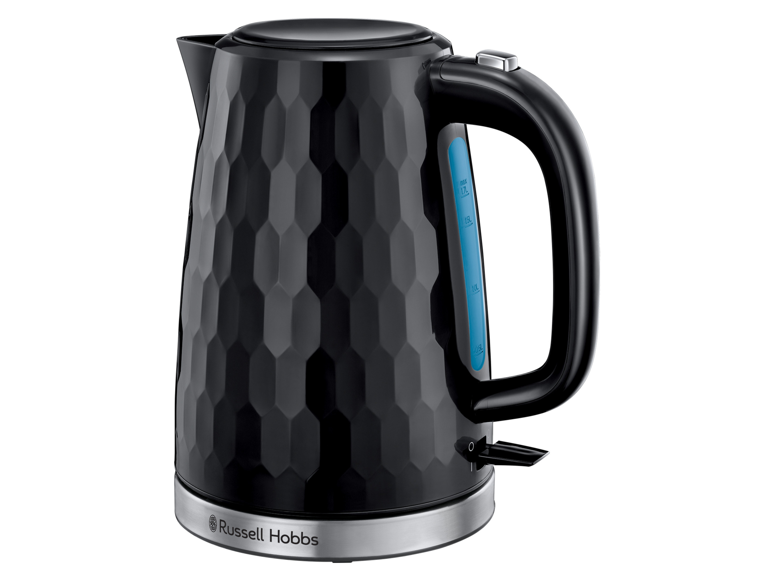 Russell Hobbs Textures Plus 22591-70 - Bouilloire - 1.7 litres - 2.4 kWatt - noir ultra brillant/mat - vue 2