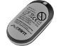 Batterie externe portable de 5200mAh, avec entrée/sortie USB et marquages DEEE/CE.