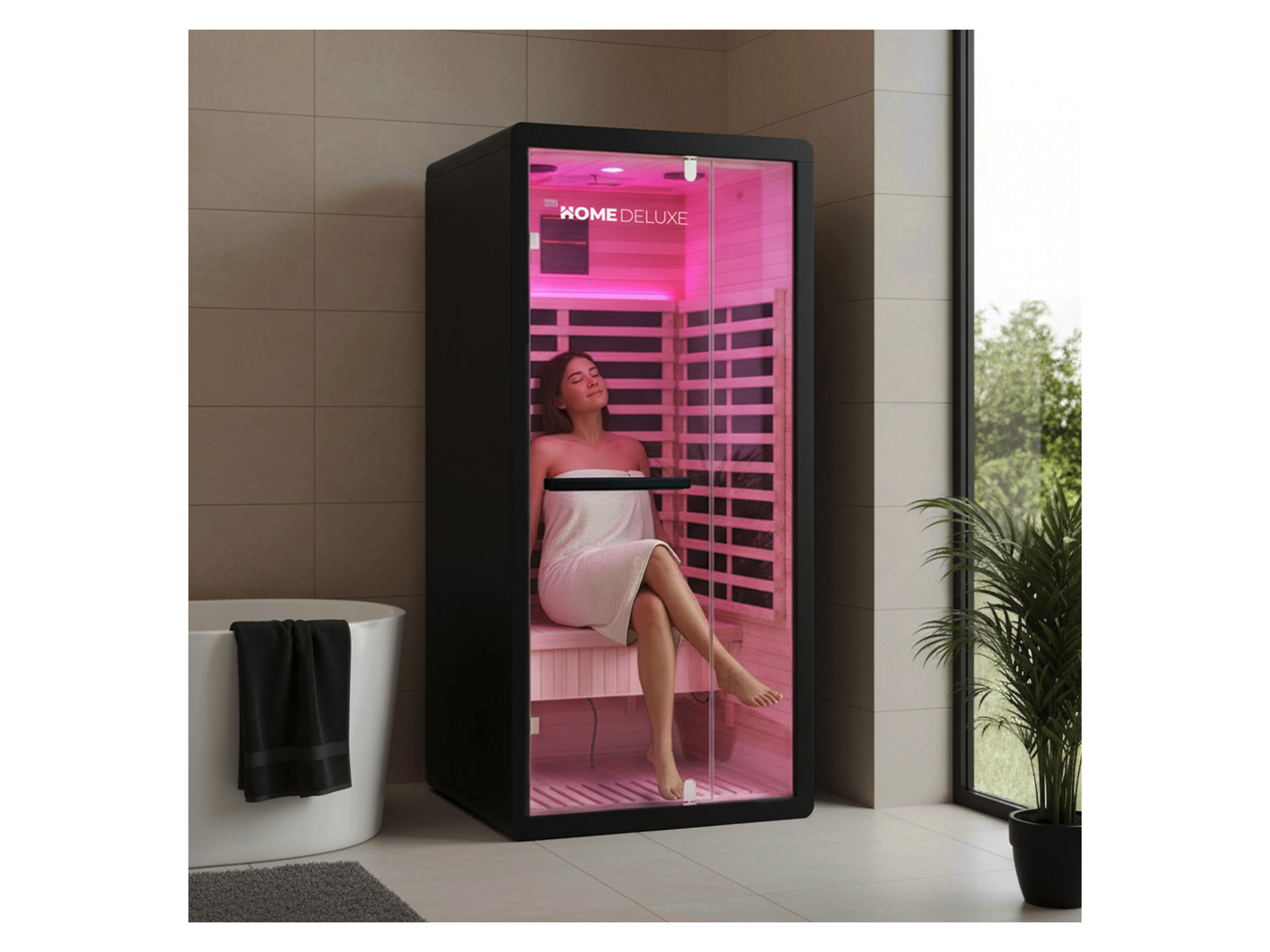 Home Deluxe Cabine infrarouge, NERO (M) Noir - vue 2