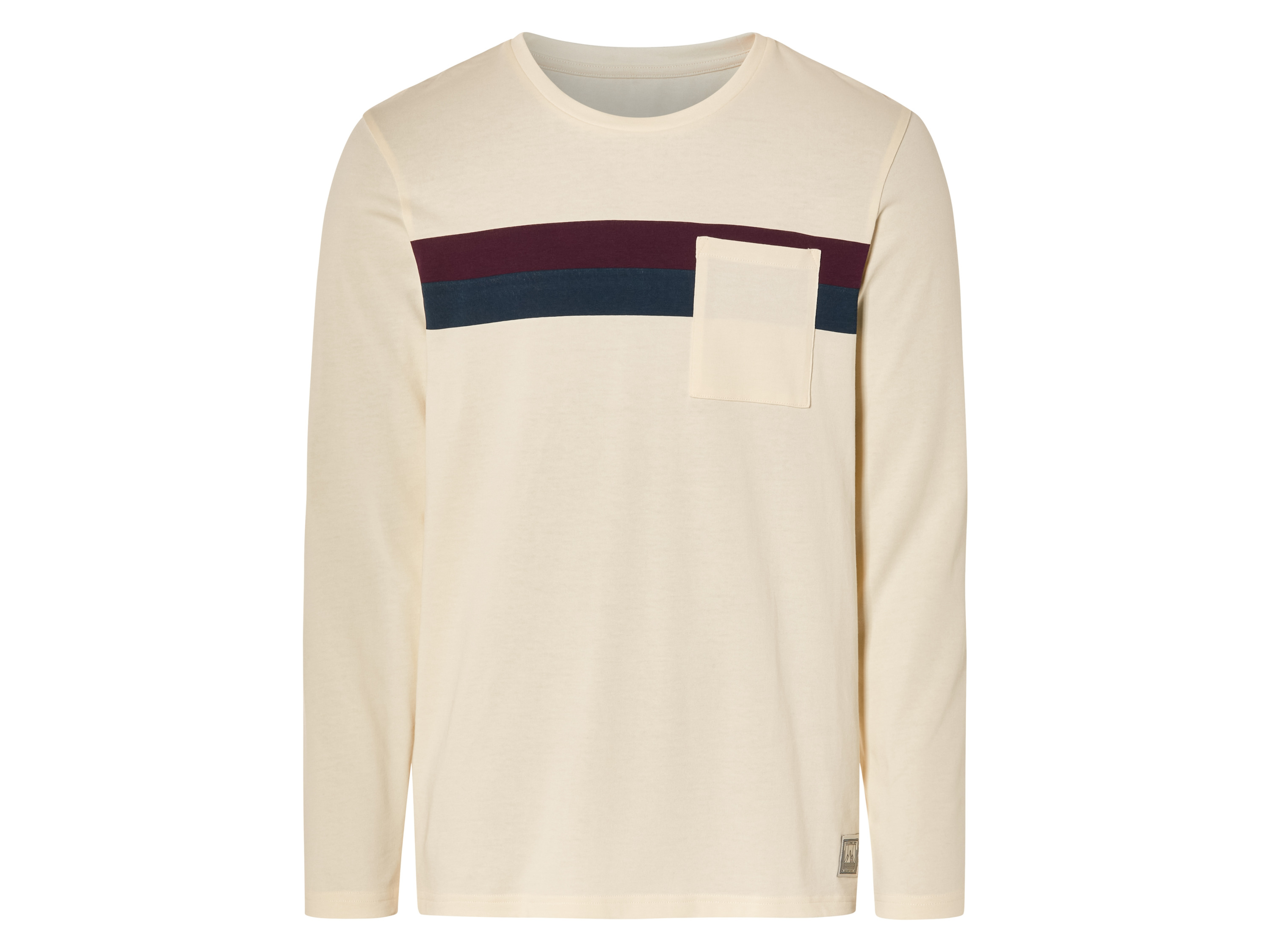 LIVERGY® T-shirt à manches longues homme (M, blanc)