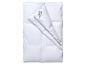 Couette blanche pliée avec étiquette Livarno