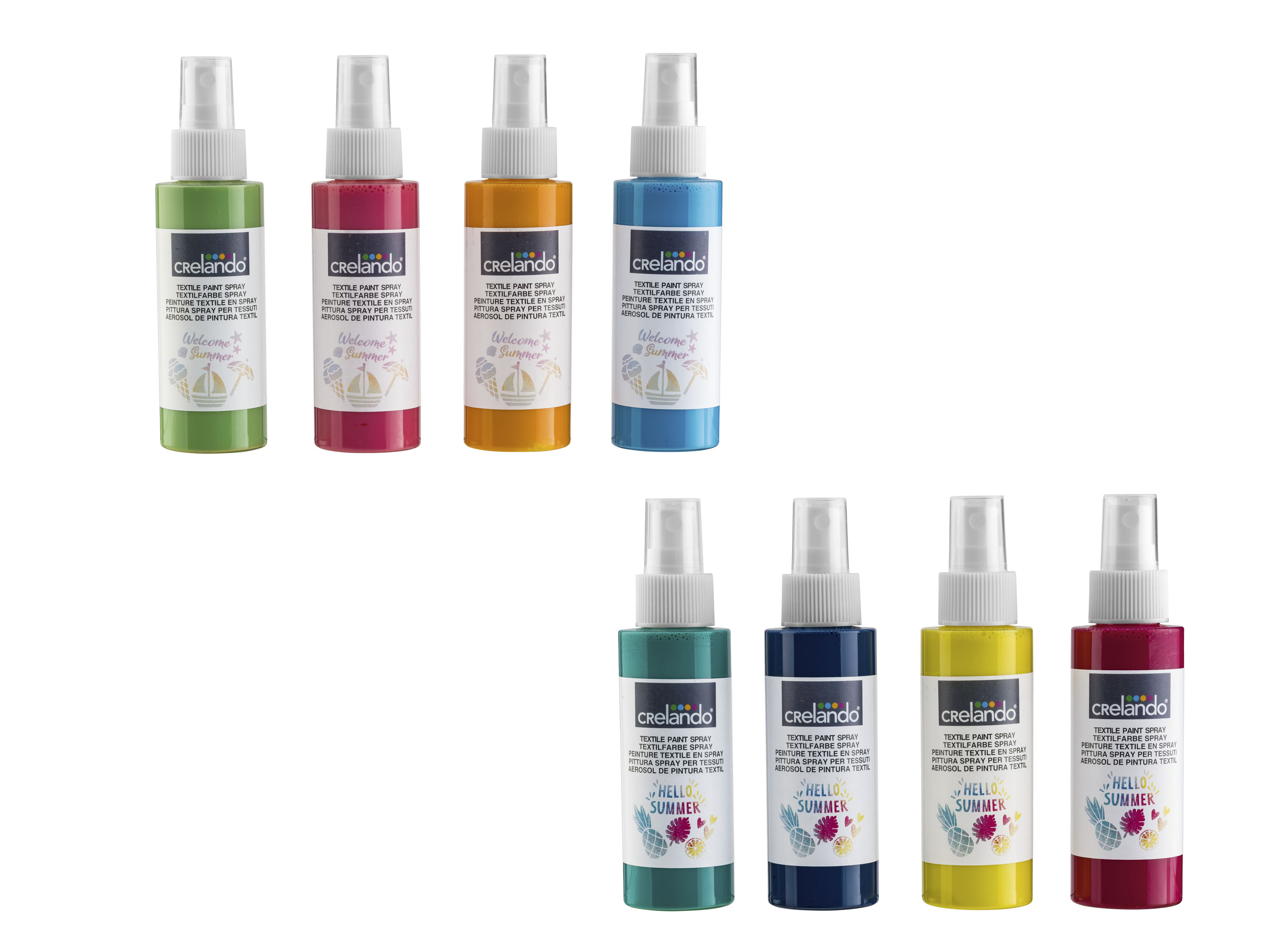 crelando® Spray textile, 4 pièces