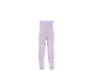 Collants côtelés violets pour enfants.