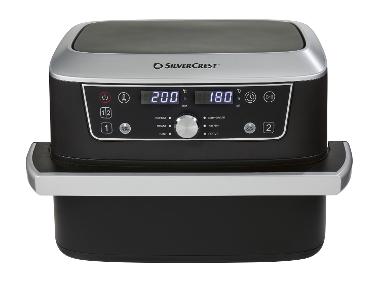 SILVERCREST® Friteuse à air chaud double compartiment