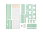 Kit de montage pour un lit d'enfant couleur menthe de JUSKYS.