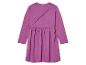 Robe pour enfant, manches longues, couleur mauve.