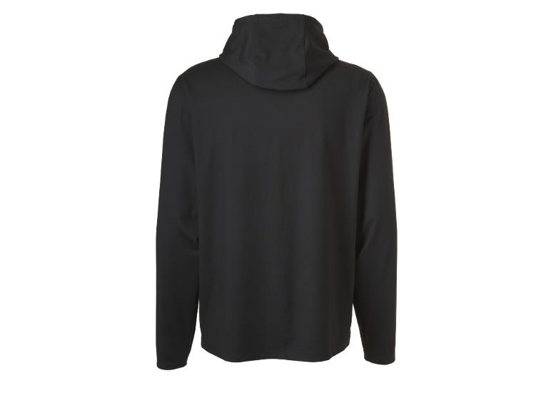 Sweat à capuche noir pour homme, vue arrière