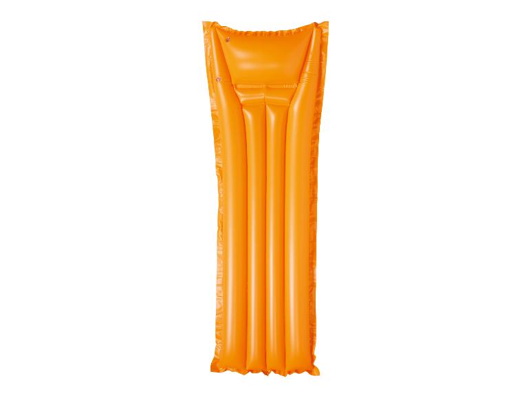 Matelas pneumatique gonflable orange pour la natation