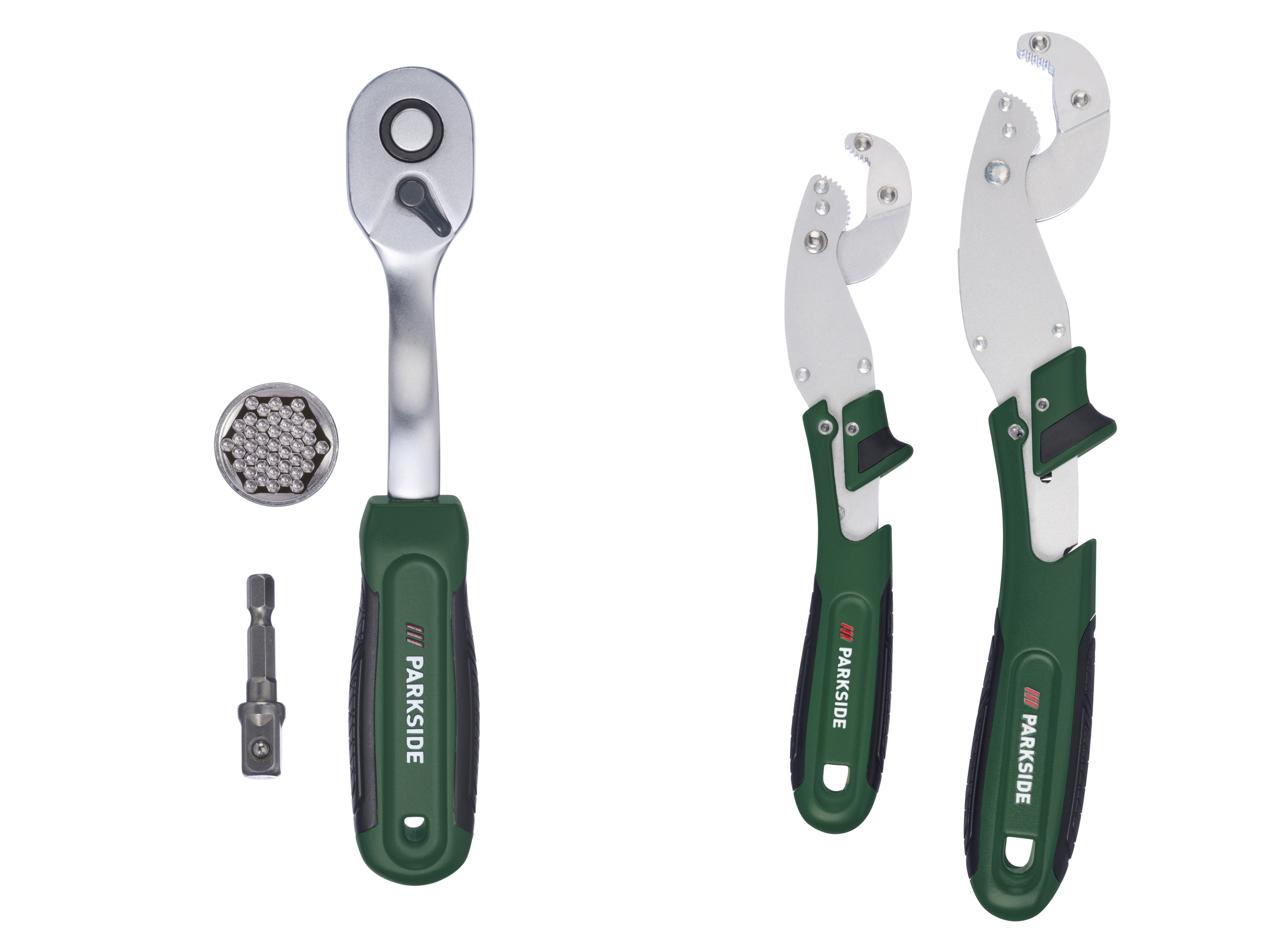 PARKSIDE® Clé à cliquet avec douille universelle ou clés de serrage universelles
