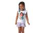 Haut et short fille, Moana, style tropical.