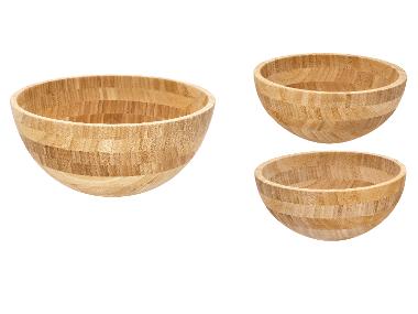 SILVERCREST® Bol en bambou / Set de 2 bols en bambou