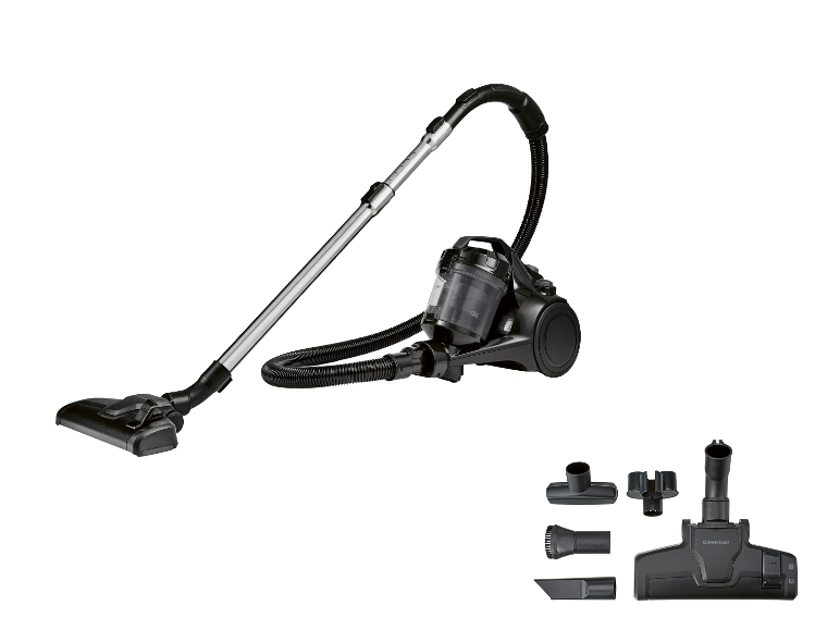 Aspirateur cyclonique sans sac SILVERCREST® avec accessoires.