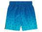 Shorts de bain Minecraft bleu dégradé avec motif Creeper.