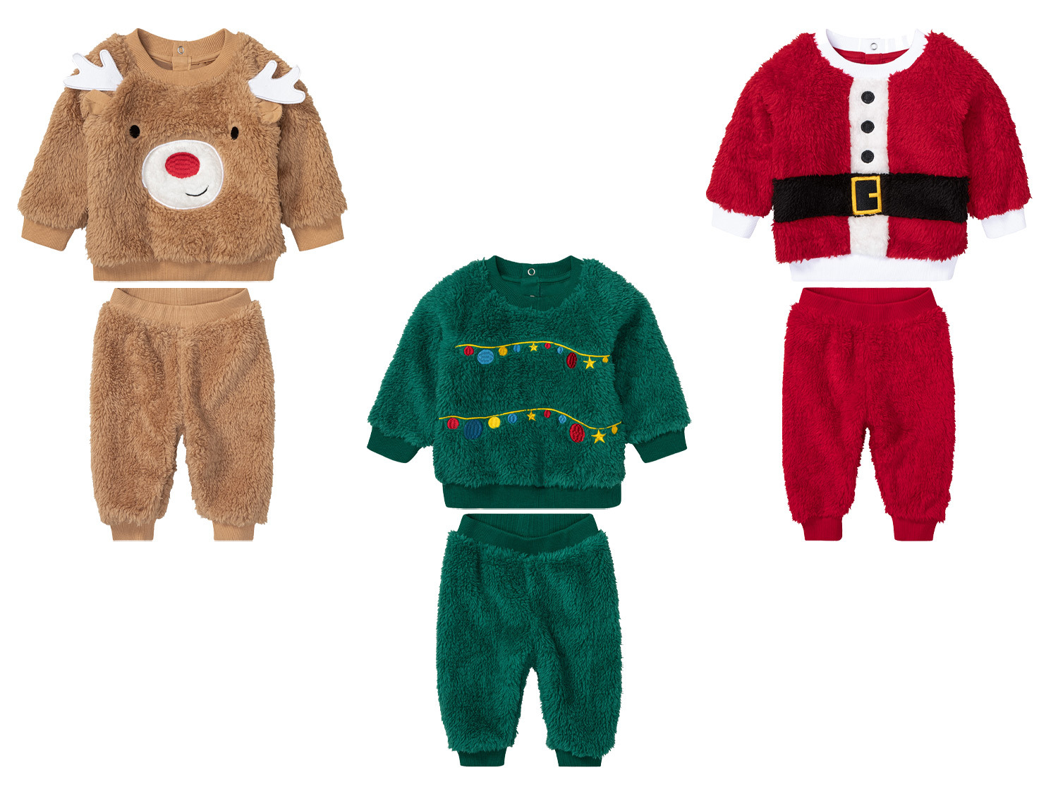 lupilu® Ensemble pyjama de noël bébé