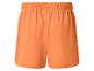 Short de survêtement orange avec taille élastique