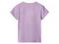 T-shirt uni violet pour enfant, vue de dos