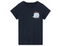 Un t-shirt bleu marine avec un imprimé de baleine et l'inscription 'Sweet Dreams'.