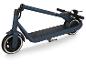 Trottinette électrique Soflow bleu marine avec pneus blancs.
