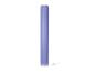 Un lampadaire cylindrique violet.