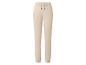 Pantalon de jogging beige avec cordon de serrage