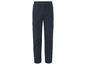 Pantalon cargo bleu marine avec cordon de serrage.
