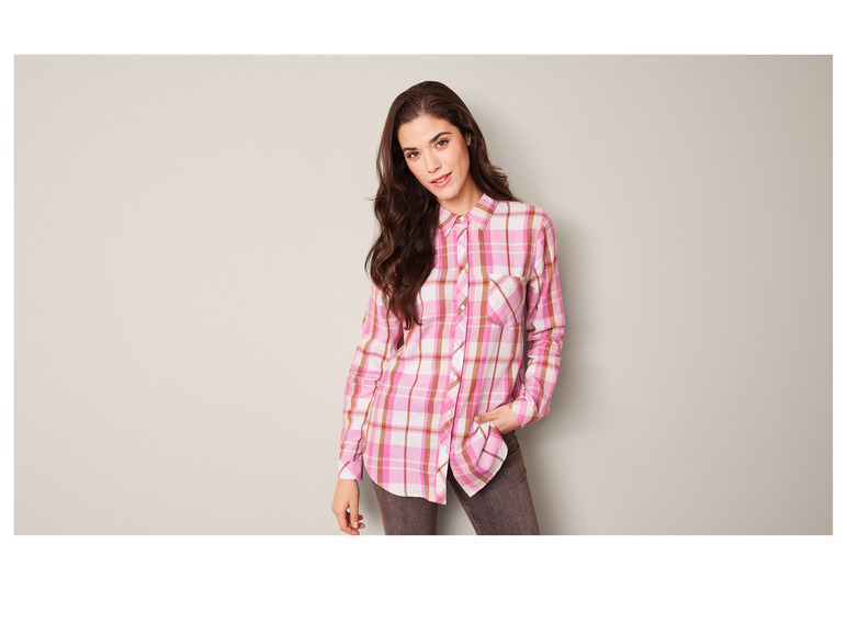 Aller en mode plein écran : esmara® Chemise longue en flanelle femme - Image 9