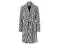 Manteau long pour femme avec un motif pied-de-poule.